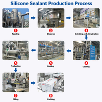 SANVO  Sealant Silikon Akuarium 300ml Sanvo Acetic Cepat Kering Fleksibel untuk Kaca Akuarium, Jendela, Pintu, Pemasok Grosir