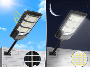 Automatic Stand Alone Unique Ip65 Intelligent Led 100w All in Solar Street <b>Light</b> Outdoor Waterproof with Pole <b>Motion</b> Sensor - Product Image 2