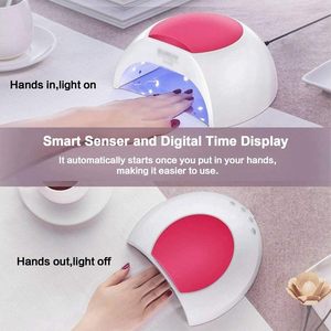 เครื่องอบเล็บรุ่นใหม่ล่าสุดสำหรับมือและเท้า รับผลิตแบบ OEM ปรับแต่งโลโก้ กล่องบรรจุภัณฑ์ 48W ไร้สาย เจล SUN 2C เครื่องอบเล็บ UV LED - Product Image 4