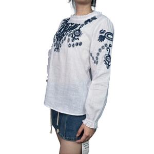 เสื้อผ้าแฟชั่นผู้หญิง ปักลายหนักแน่น สไตล์จีน แต่งลูกไม้ แขนยาว เรียบหรู - Product Image 6