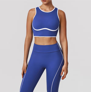 ชุดโยคะเอว<span class=keywords><strong>สูง</strong></span>พร้อมสปอร์ตบราซับแรงกระแทกและกางเกงขาสั้นยกกระชับสะโพก-ระบายอากาศได้ดี น้ำหนักเบา ผ้าเนื้อเดียว สำหรับออกกำลังกาย EU/US - Product Image 4