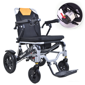 <span class=keywords><strong>Fauteuil</strong></span> roulant électrique haut de gamme DYW-459-46A5 avec batterie au lithium amovible, autonomie de 25 km, accoudoirs rabattables, <span class=keywords><strong>roulettes</strong></span> en PU de 8 pouces et moteur brushless de 150 W - Product Image 1