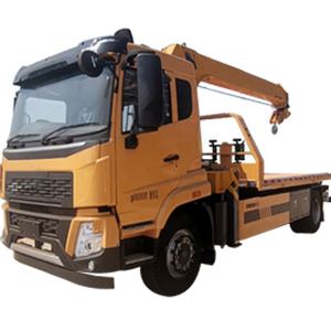 Carro attrezzi diesel 4x4 con cassone ribaltabile, motore diesel da 132KW, semirimorchio con pianale ribaltabile per HOWO - Product Image 3