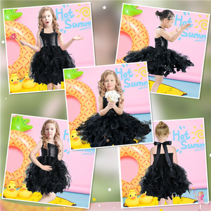 Disfraz de Halloween para Niñas, Vestido de Princesa con Lentejuelas en Espiral de Doble Capa, Disfraz Elegante para Fiestas y Festivales Infantiles - Product Image 5