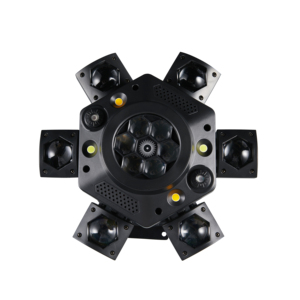 Nueva Llegada: Luces LED Mini con Patrones de Seis Brazos para Discoteca, Iluminación de Escenario, Luces Móviles para Pista de Baile con Efecto Estroboscópico Little King - Product Image 1