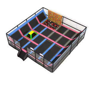 Small or Big <strong>Trampoline</strong> Business <strong>Rectangular</strong> Customized <strong>Trampoline</strong> Park With Indoor Playground New Game - Product Image 3