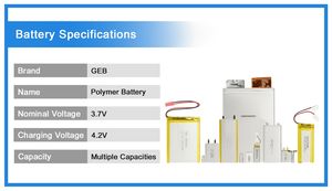 <span class=keywords><strong>3</strong></span>.7Vリチウムイオン電池 120mAh 2000mAh 5000mAh 10000mAh 2S 3S 4S <span class=keywords><strong>3</strong></span>.7V 7.4V 11.1V 14.8V リチウムリポ電池 - Product Image 3