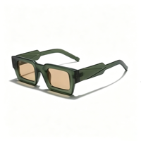 Lunettes de soleil rectangulaires unisexes SZ3202-2, monture PC, polarisées UV400, légères, noir mat, pour extérieur