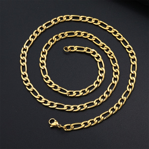 5Mm Kích Cỡ Khác Nhau Hip Hop Vòng Cổ Xương Đòn Chuỗi Cuba Chuỗi Thép Không Gỉ <span class=keywords><strong>Figaro</strong></span> Vòng Cổ Cho Nam Giới Và Phụ Nữ - Product Image 6