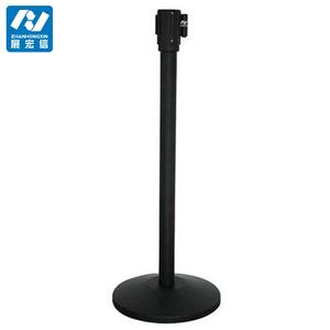 Black Safe Stand <span class=keywords><strong>Stanchion</strong></span> post per centro commerciale, museo e cerimonia - Product Image 2