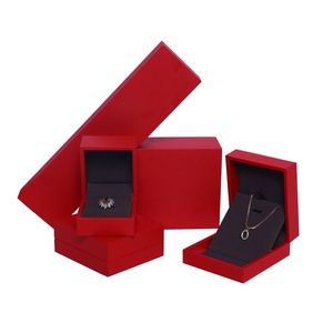 <b>Strong</b> Custom Leatherette Paper Jewelry Packing Ring Necklace <b>Boxes</b> Velvet Package Wholesale Jewelry <b>Boxes</b> - Product Image 5