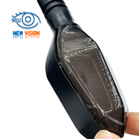 Nouvel indicateur de direction universel pour moto RGB, clignotant ambre, projecteur, lampe indicatrice, clignotant pour moto, scooter, virage