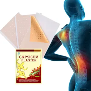Ücretsiz örnek capsicum biber alçı sıcak yapıştırıcı capsicum delikli romatizma sıvalar için sanitayaki artrit