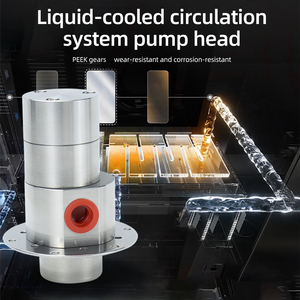 Controllable Speed Filling Measurement 316L Stainless Steel <b>Micro</b> Magnetic Drive Gear Pump Head - Product Image 3