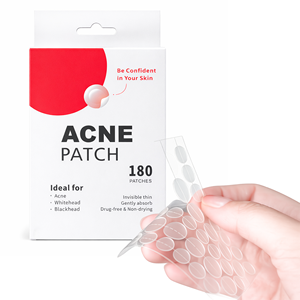 Patchs Hydrocolloïdes Personnalisés pour l'Acné à l'Huile d'Arbre à Thé et à l'Acide Salicylique, 36/51 Points, Patchs Anti-Boutons Transparents et Invisibles en Forme d'Étoile Mignonne pour Tous Types de Peau - Product Image 1