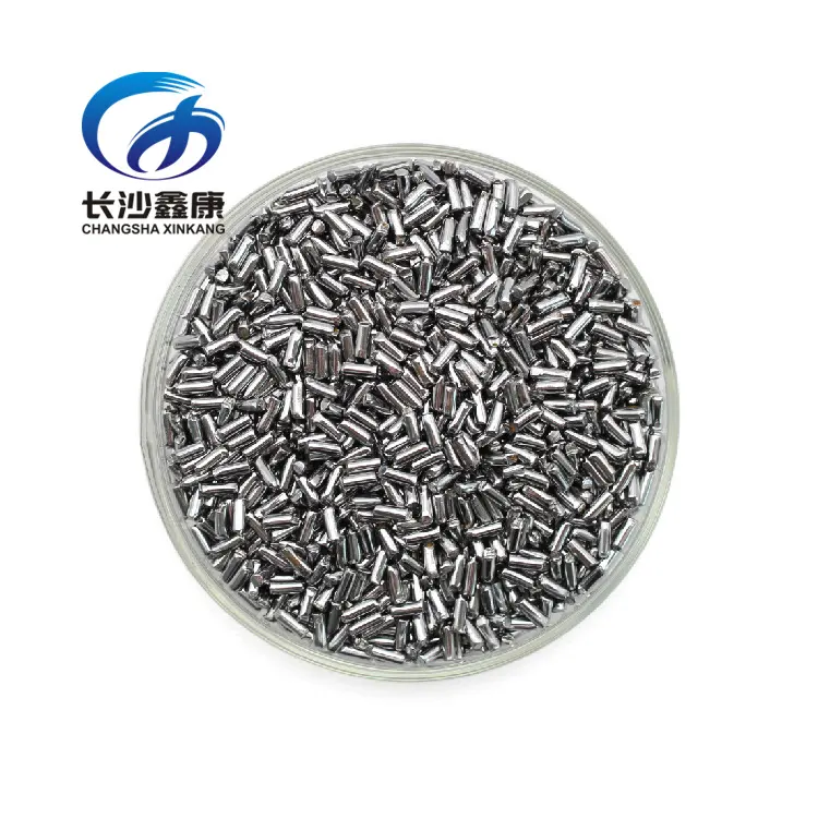 99.99% Pureza Gránulos de hierro Fe 1-10mm Fragmentos de hierro metálico Pellets de hierro Piezas de Ferrum