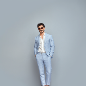 Men's Premium Fashion Blazer Business Casual Formal <b>Suit</b> Jacket with Comfortable Fit for Wedding Office Party Dinner - Product Image 2