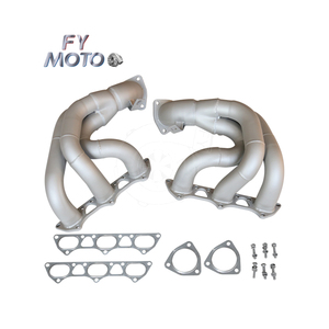 Pour PORSCHE 718 Cayman Boxster GT4 RS <span class=keywords><strong>Spyder</strong></span>, protection de collecteur d'échappement GRIS - Product Image 2