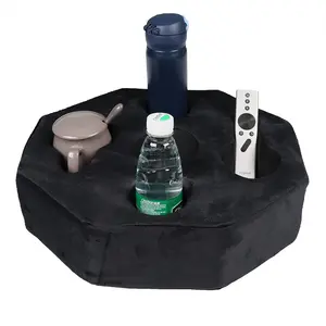 New Design Multi-Purpose Movable Storage Rack Soft 5-Hole Octagonal Sofa Cup Holder Sponge Cup Holder Pillow