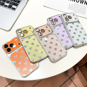 เคสโทรศัพท์ไล่ระดับสีกระจกกล้องแบบไล่ระดับสีสำหรับ iPhone 17 16 15 14 PRO MAX เลเซอร์แปลงเปลือกหอยฝาครอบด้านหลังแวววาวใหม่ - Product Image 3