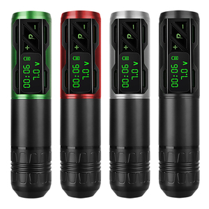 เครื่องสักโรตารี่ไร้สาย LED จากโรงงานโดยตรง สำหรับงานไลน์และลงเงา แบตเตอรี่ใช้งานได้นาน พกพาสะดวก เหมาะสำหรับสตูดิโอ - Product Image 1