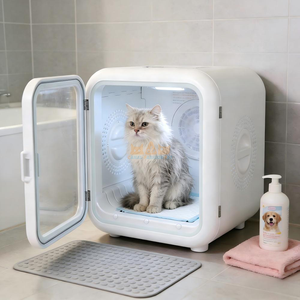 Asciugatrice Automatica <span class=keywords><strong>per</strong></span> Animali Domestici da 62L <span class=keywords><strong>per</strong></span> <span class=keywords><strong>Gatti</strong></span> e Cani di Piccola Taglia, Ultra Silenziosa con Controllo Intelligente della Temperatura e Asciugatura a 360° OEM - Product Image 1