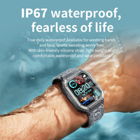Montre connectée de sport LIGE KR06 BW0417, moniteur de fréquence cardiaque, tracker de fitness, appels, pour hommes et femmes, compatible iOS et Android