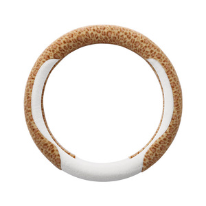 Housse de <span class=keywords><strong>volant</strong></span> en peluche d'hiver pour l'exercice, nouveau design tendance, garde au chaud, en fourrure de vison, antidérapante, en forme de D, pour voiture - Product Image 6