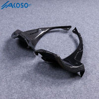 AKOSO 3K Carénage latéral de tableau de bord de moto en fibre de carbone sèche, sur mesure pour Kawasaki Ninja ZX-6R 2024