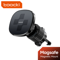 Soporte para Teléfono de Coche Toocki de Amplia Compatibilidad, Compatible con Fundas de 4.7-6.2 Pulgadas, Clip de Brazo de 13mm, Instalación con Gancho para la Mayoría de los Vehículos