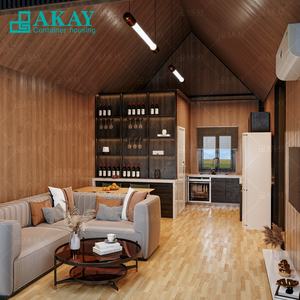 บ้านคอนเทนเนอร์กันน้ำขนาด 40 ฟุต ขยายได้ บ้านเคลื่อนที่แบบคาราวาน บ้านพกพา 2 ห้องนอน 4 ห้องนอน - Product Image 6