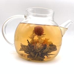 Base de té <span class=keywords><strong>verde</strong></span> orgánico que florece, té con sabor a Flor, OEM, vacío, paquete de regalo - Product Image 5