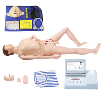 Maniquí de ciencia médica Multifuncional Avanzado para entrenamiento de enfermería y primeros auxilios