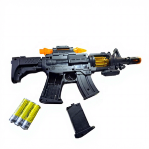 Balles rotatives en plastique semblant jouer jouet pistolet vibrant pistolet jouet avec mouvement de museau - Product Image 4