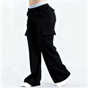 Pantalones Deportivos de Moda <span class=keywords><strong>para</strong></span> <span class=keywords><strong>Mujer</strong></span>, Estilo Gimnasio, con 5 Bolsillos, Tipo <span class=keywords><strong>Cargo</strong></span>, <span class=keywords><strong>Jogger</strong></span> - Product Image 4