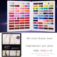 Livre d'affichage de vernis à Gel UV professionnel tableau de couleur des ongles en acrylique de haute qualité avec outil de beauté 360/400/528 couleurs