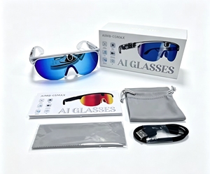 Gafas Inteligentes con IA AIMB-G5 Max en Oferta, Cámara de 8MP, Grabación de Video HD 1080P, Transferencia Wi-Fi, Lentes Fotocromáticas UV400, Gafas de Ciclismo - Product Image 2