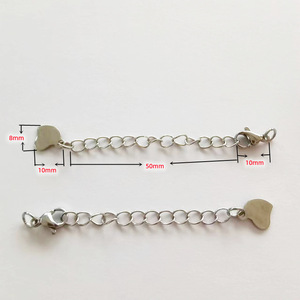 Extensor de Collar de Acero Inoxidable con Baño de Oro de 18K Resistente al Agua - <span class=keywords><strong>Cierre</strong></span> de Langosta - Extensor de Pulsera - Cadena Extensora - Product Image 2