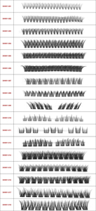 Không thấm nước Pre Maped 7-14 ngày kéo dài Pre dán lông mi handmade Báo Chí trên cụm DIY lông mi bán buôn tự dính Lash - Product Image 5