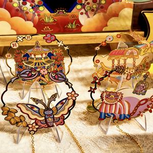 Marque-page personnalisé <span class=keywords><strong>en</strong></span> émail avec motif clé de sol, cabochon, bibelot, chasseur de démons, mariage, enseignant, Coran, gothique, feuille métallique, anime - Product Image 3