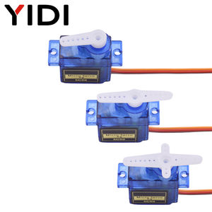 Micro <span class=keywords><strong>Servomotor</strong></span> SG90 180 ángulo de <span class=keywords><strong>360</strong></span> <span class=keywords><strong>grados</strong></span>, engranaje de plástico y Metal, <span class=keywords><strong>servomotor</strong></span> analógico para brazo Robot, dirección, modelo de coche de avión - Product Image 4