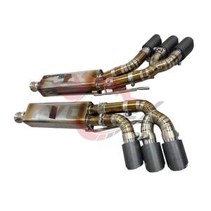 ระบบท่อไอเสียแบบ Catback วัสดุไทเทเนียมอัลลอยด์ หนา 1.2 มม. สีฟ้าเบิร์นท์ ขัดเงาแบบกระจก ยี่ห้อ Vortex รุ่น High-Performance สำหรับรถยนต์ Mercedes-Benz W465 G63 24 - Product Image 3