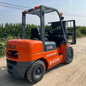 מלגזה דיזל HELI CPCD30 משומשת, <span class=keywords><strong>3</strong></span> טון, מנוע דיזל, תורן תלת/דו-שלבי, צמיגים פנאומטיים/מלאים, הפעלה בישיבה, גובה הרמה 300 מ\\\"מ - Product Image 6