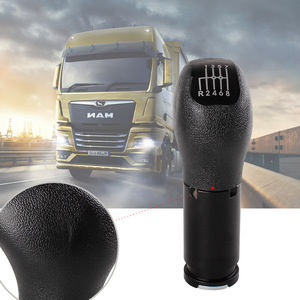 Mercedes-Benz Iveco Trucks <b>Shift</b> <b>Knob</b> 0501215157 Black Leather Ergonomic Gear Lever - Product Image 1