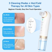 Dispositivo de Belleza para Uso Doméstico con Compresas Frías y Calientes, Succión Eléctrica de Agua, Eliminador de Puntos Negros, Limpiador de Poros