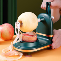 Handbediende, duurzame huishoudelijke fruit- en groenteschiller met roestvrijstalen mes en PP kunststof appel schiller/schraper