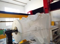 Machine de découpe CNC automatique 4 axes 5 axes pour mousse, polystyrène expansé (EPS) et bois, grande taille, prix réduit