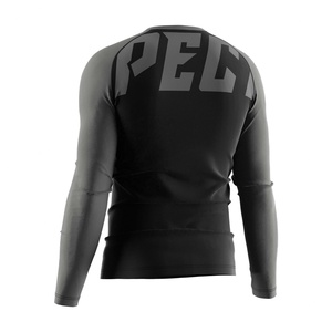 Wholesale Muscle Stretch Clothes Casual Fitness New Gym Wear <b>Design</b> Sport Men <b>Custom</b> Logo Long Sleeve <b>Compression</b> <b>Shirt</b> - Product Image 2