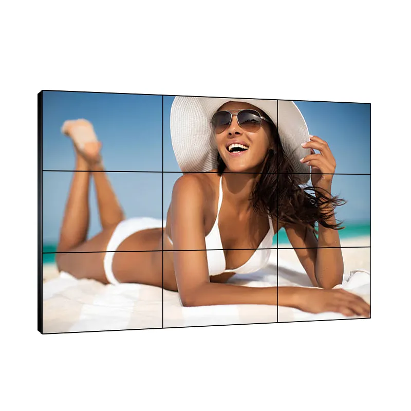 Factory Price Wall Mount LED Video Wall 2x2 2x4 55-65inch Ceiling TV LCD Advertising Display for Indoor OEM ODM Supply