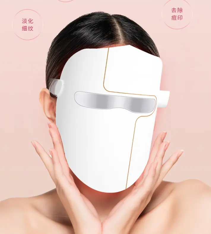 Thérapie par la lumière du visage Masques faciaux LED Thérapie rouge infrarouge Masque LED